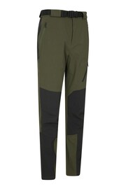 Mountain Warehouse Green Forest Mens Water-Resistant Trekking Trousers - Image 3 of 6