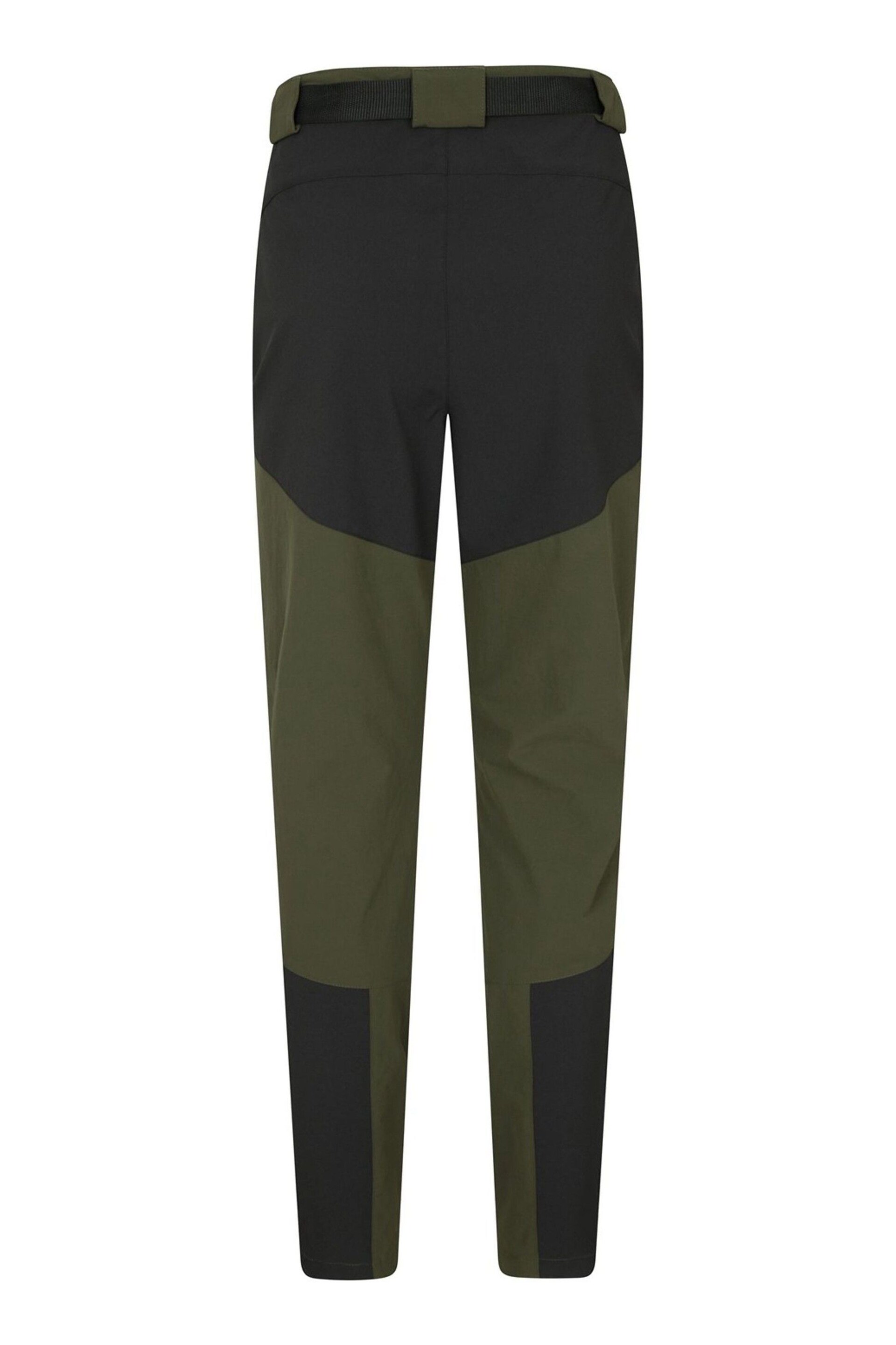 Mountain Warehouse Green Forest Mens Water-Resistant Trekking Trousers - Image 4 of 6