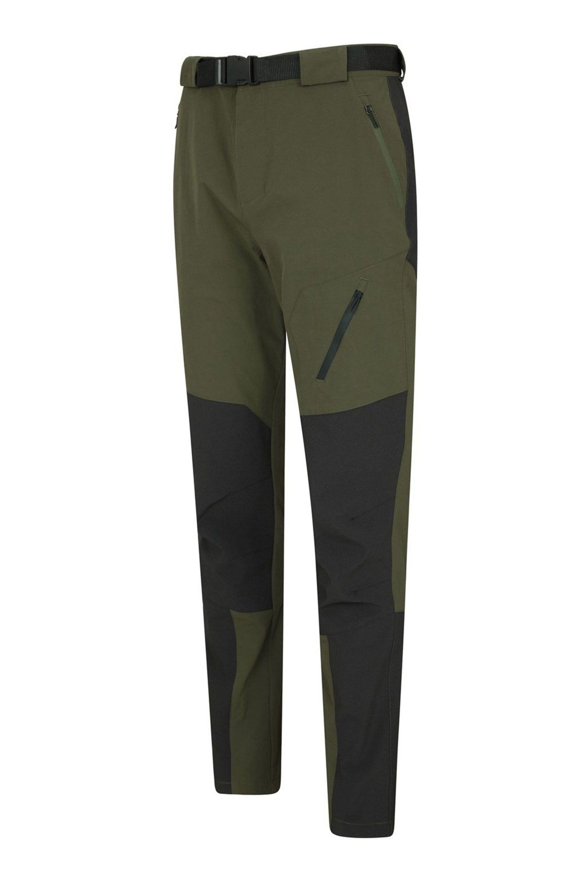 Mountain Warehouse Green Forest Mens Water-Resistant Trekking Trousers - Image 5 of 6