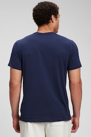 Gap Blue Logo Short Sleeve Crew Neck T Shirt - Image 2 of 7