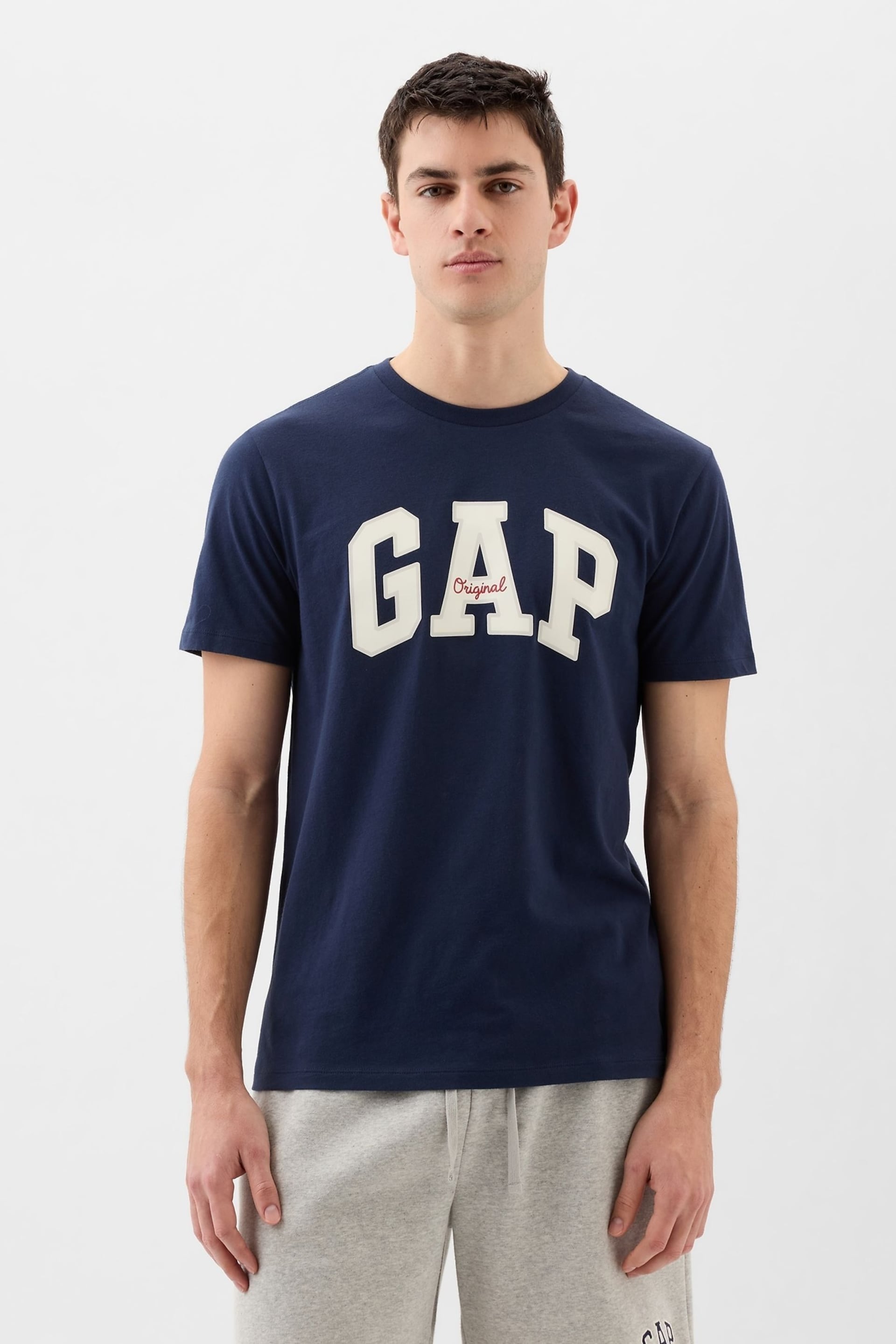 Gap Blue Logo Short Sleeve Crew Neck T Shirt - Image 3 of 7