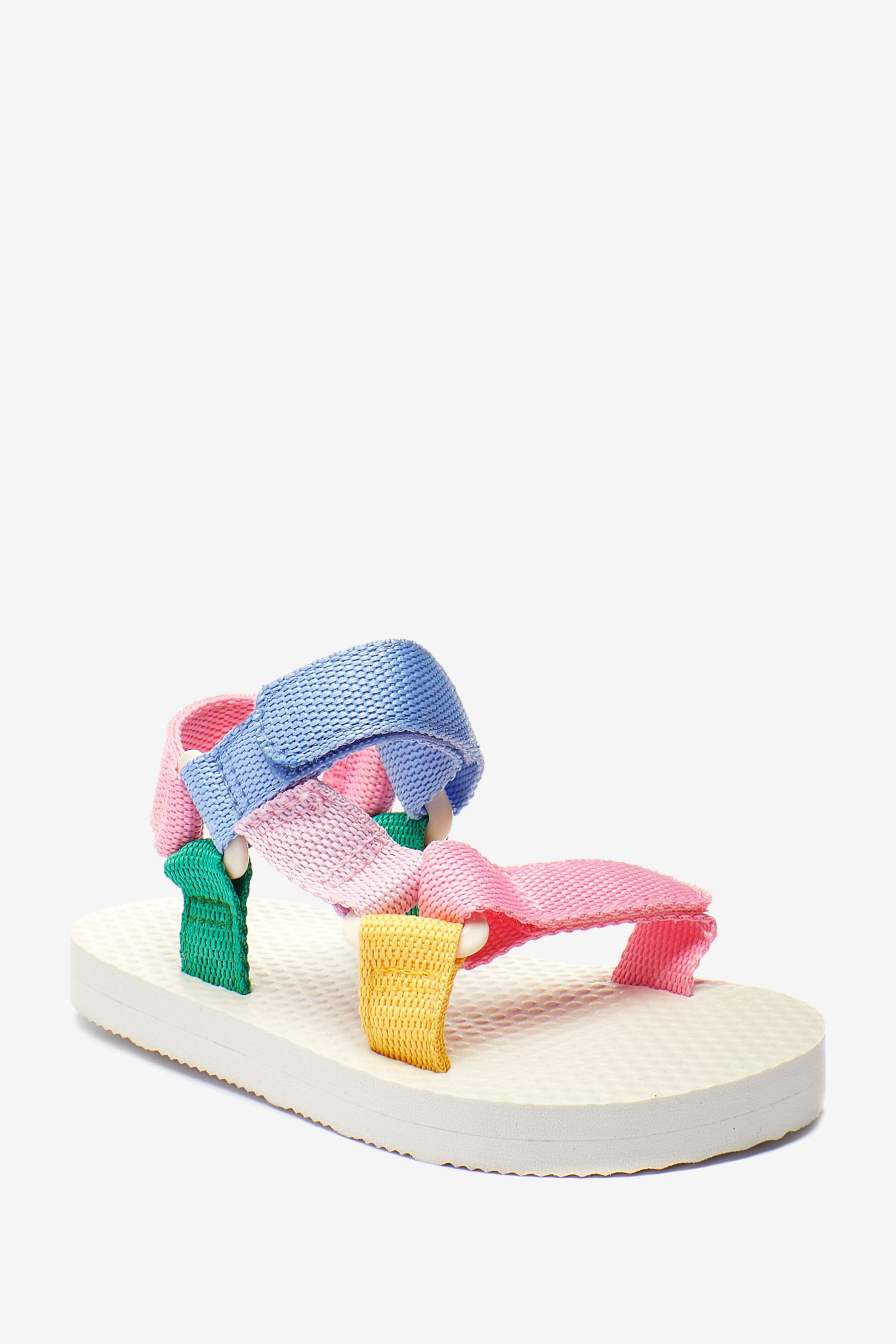 Buy Gap Multi Baby Canvas Strap Sandals from Next Luxembourg