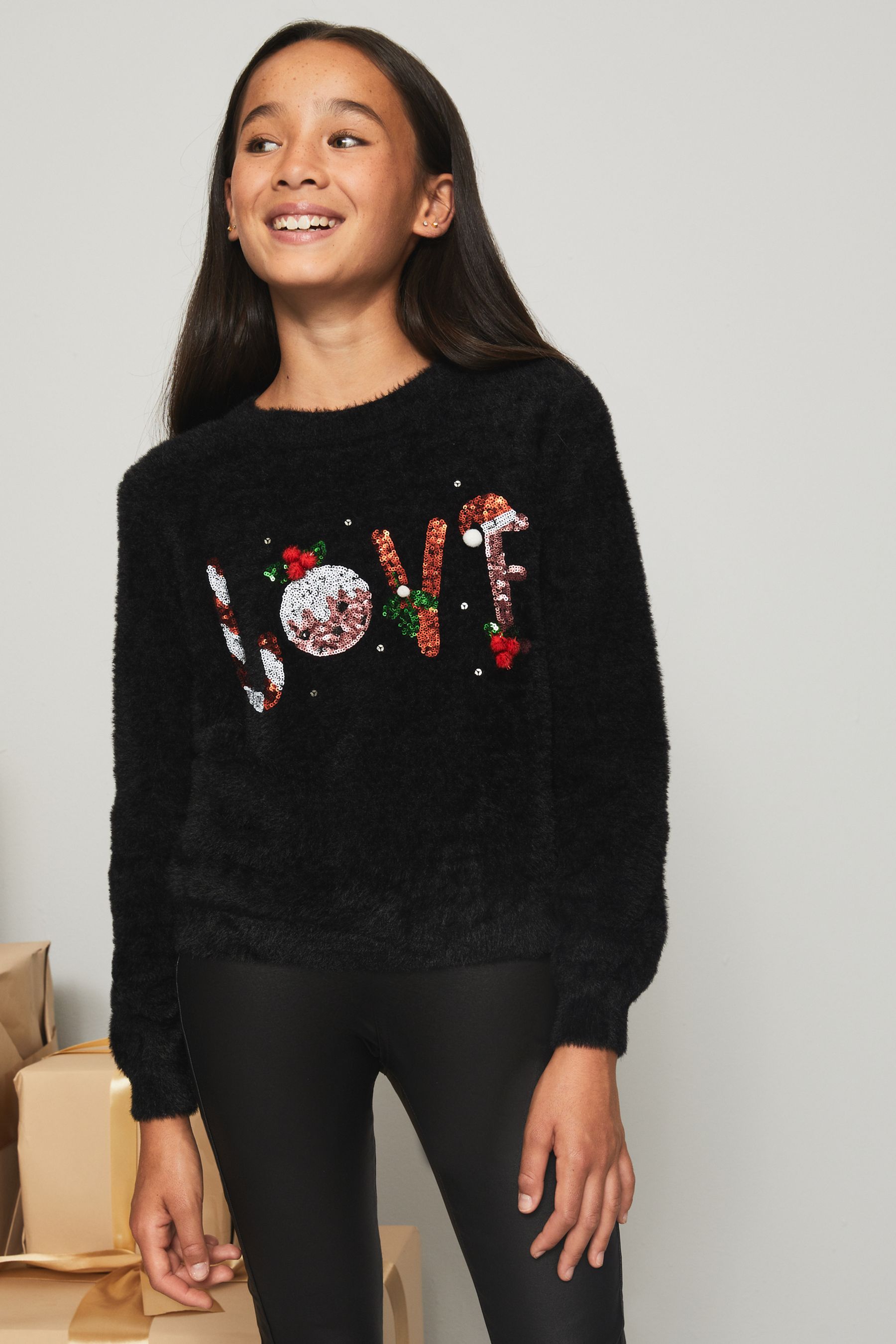 Lipsy black jumper best sale