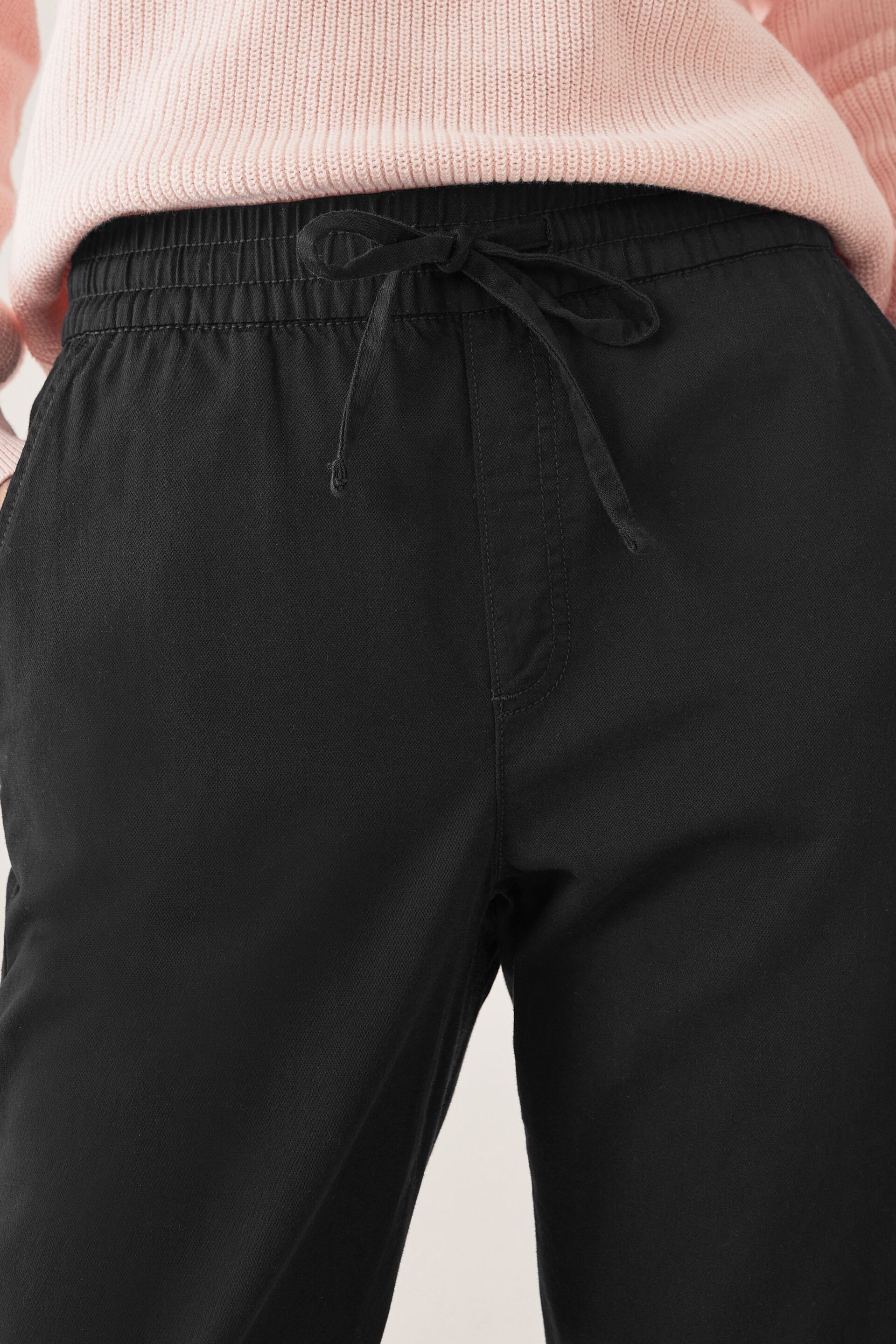 Gap Black Easy Straight Pull-On Trousers - Image 3 of 3