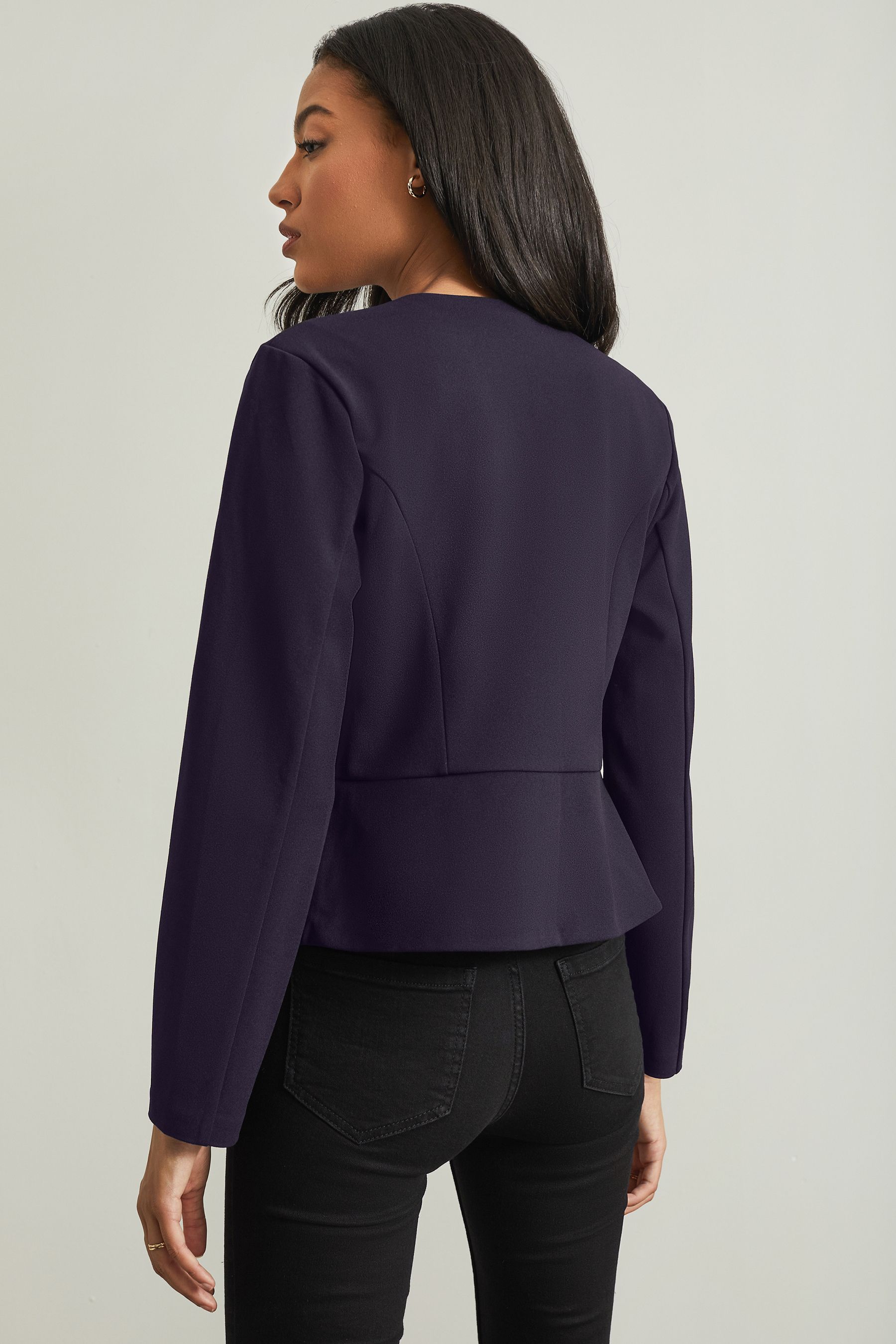 Buy Lipsy Navy Cropped Blazer from the Next UK online shop