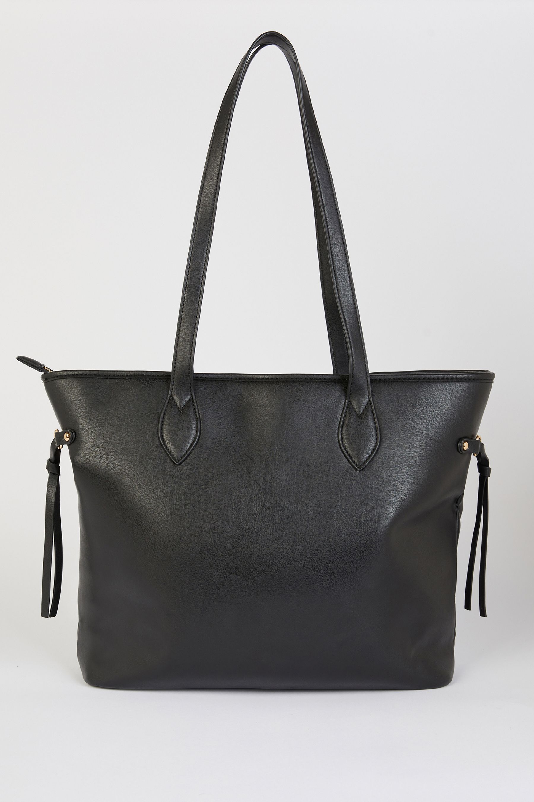 Buy Lipsy Black Quilted Shopper Tote Bag from Next Luxembourg