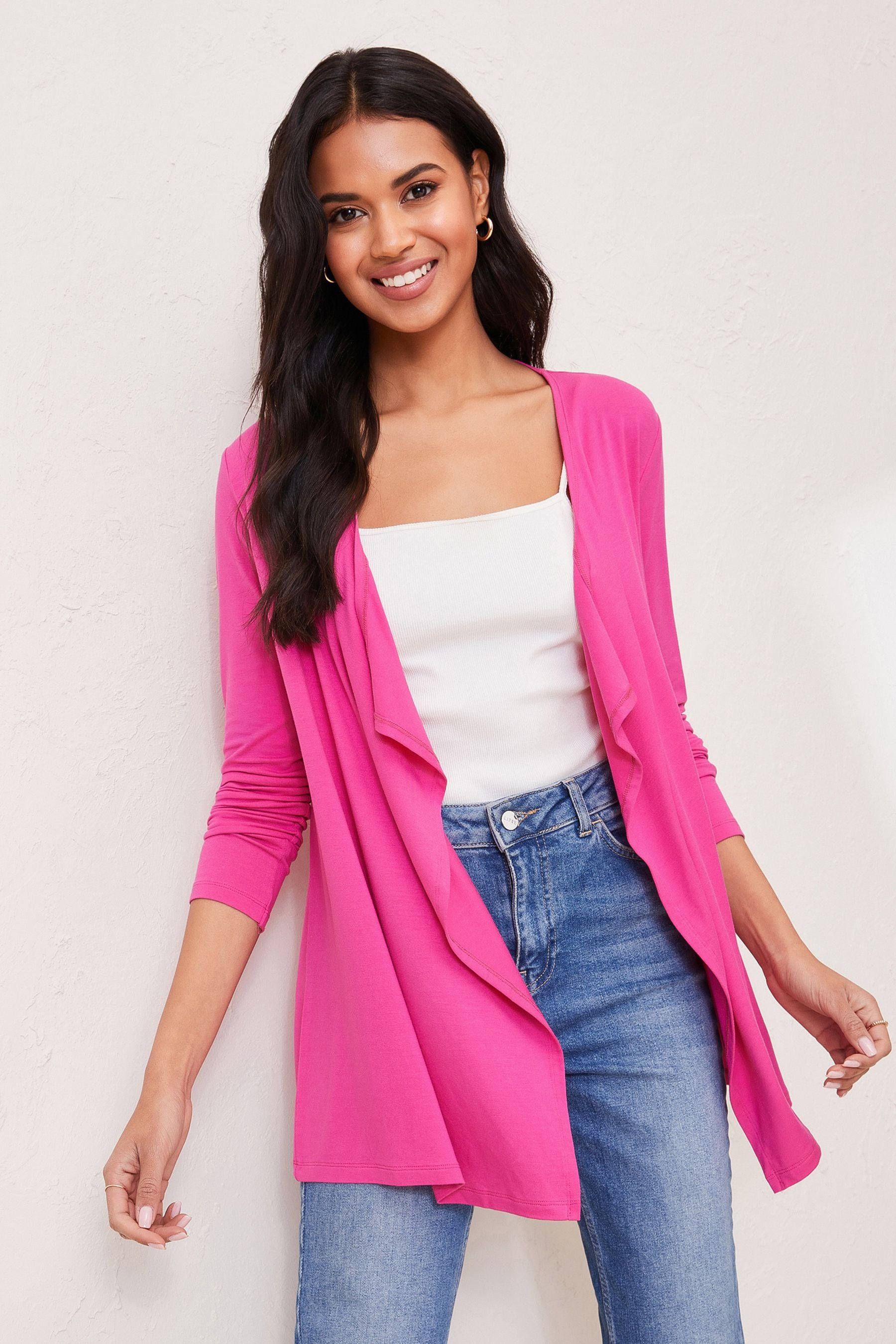Lipsy waterfall cardigan clearance