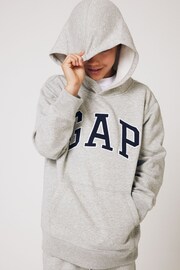 Gap Grey Logo Hoodie - Image 5 of 6