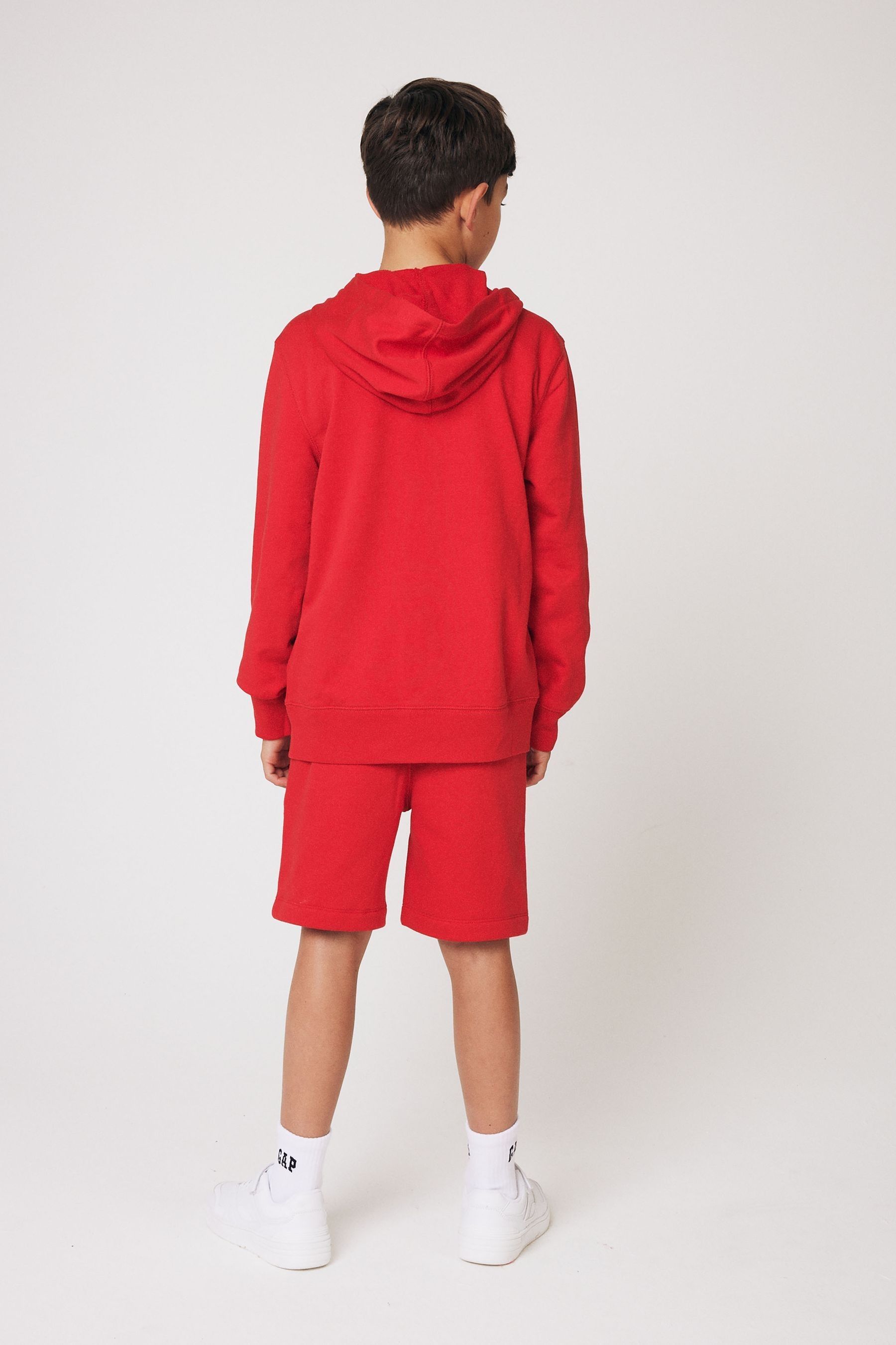 Buy Gap Red Logo Zip Up Hoodie from the Next UK online shop