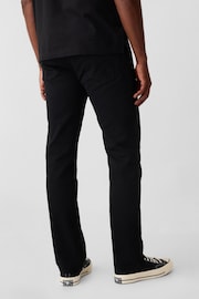 Gap Black Slim Fit Straight Twill Jeans - Image 2 of 8