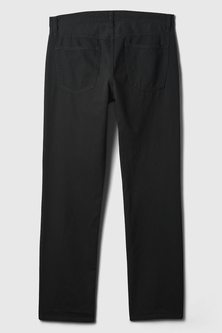 Gap Black Slim Fit Straight Twill Jeans - Image 8 of 8