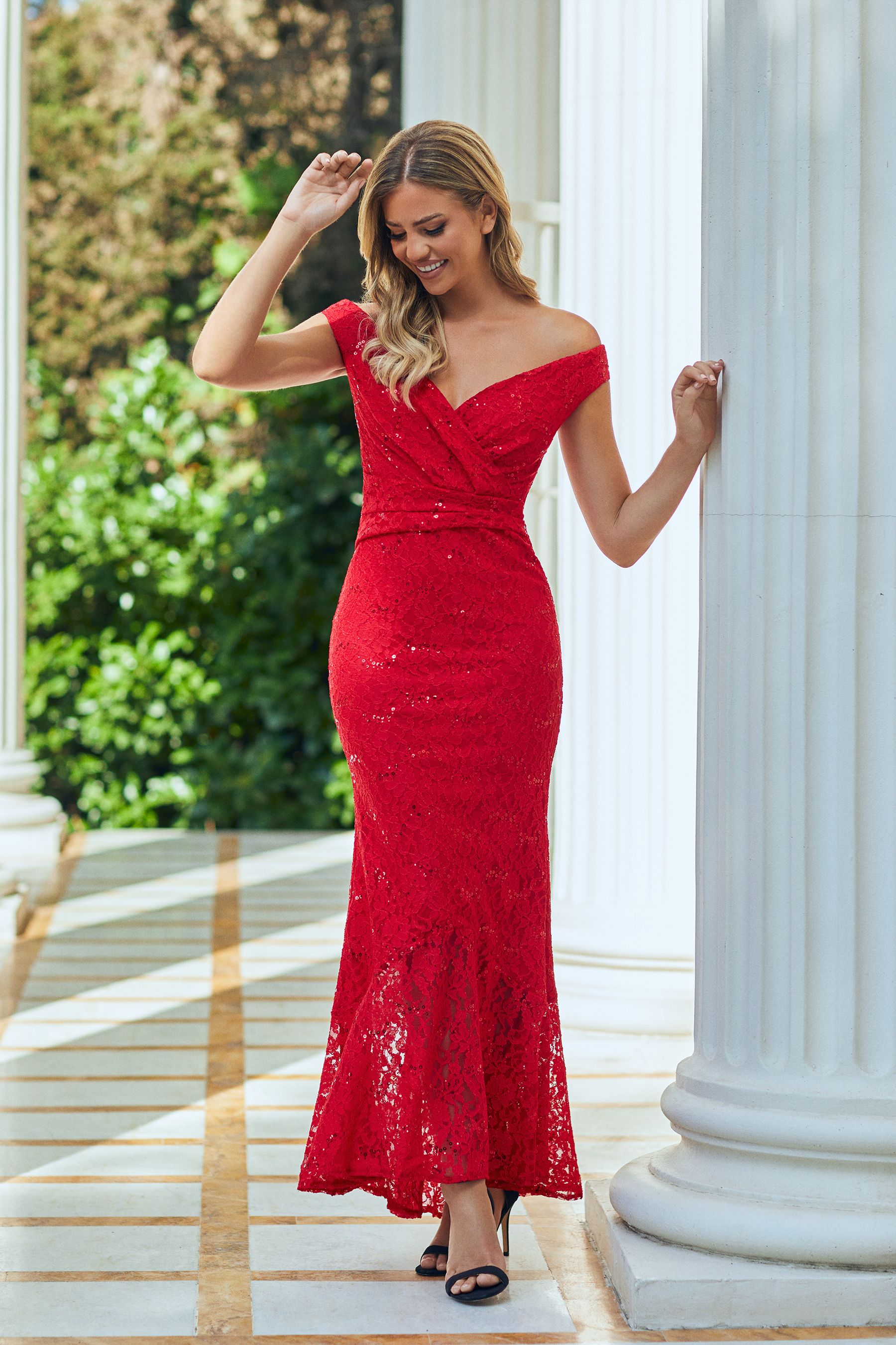 Sistaglam bardot dress hot sale