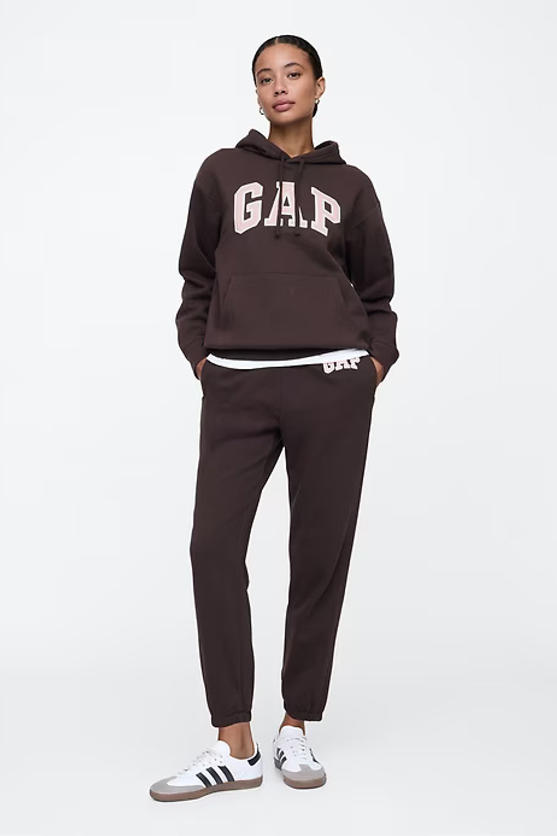 Buy Gap Brown Logo Hoodie from the Next UK online shop