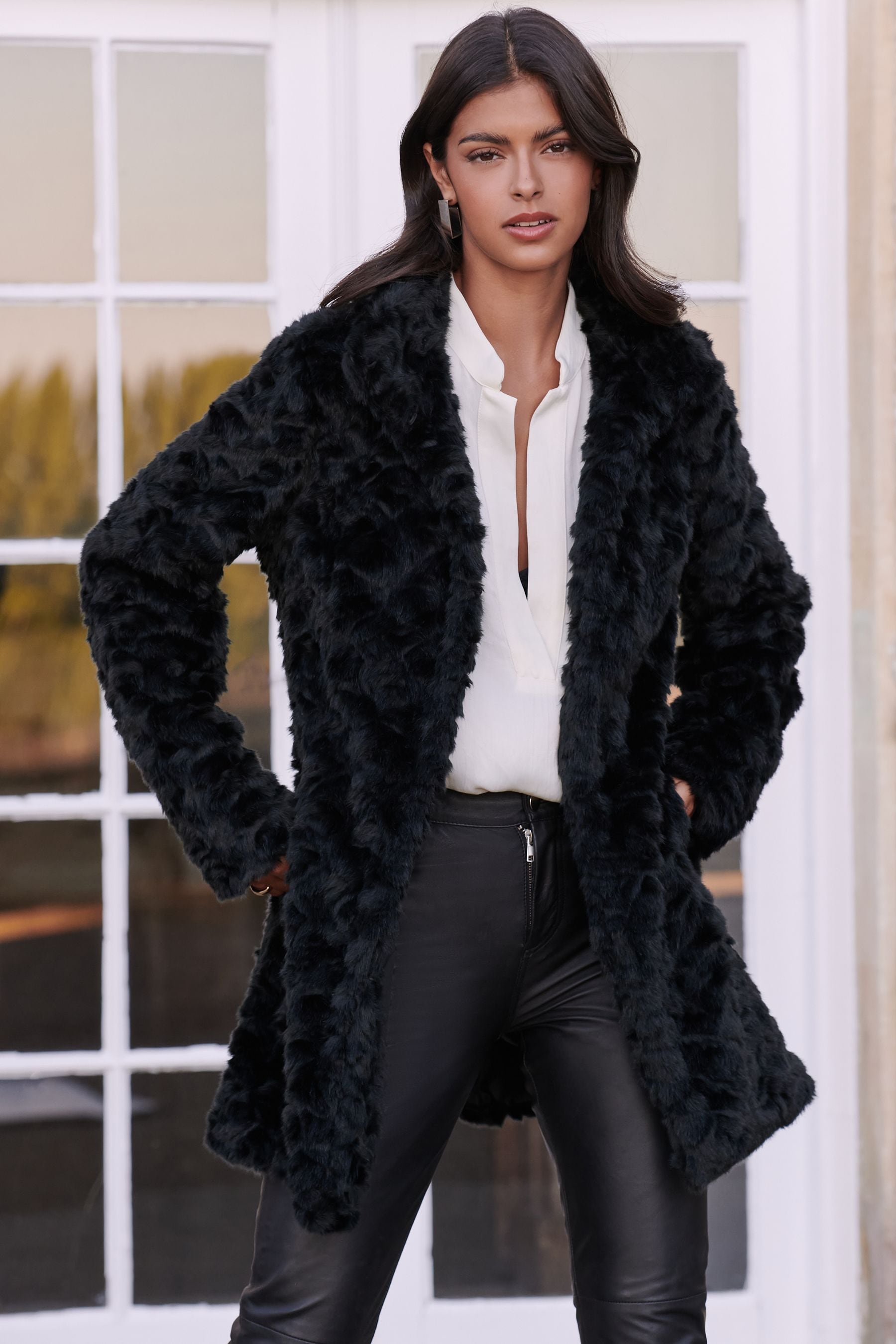 Faux fur coat ireland sales