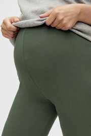 Mamalicious Black & Green Maternity 2 Pack Leggings - Image 3 of 9