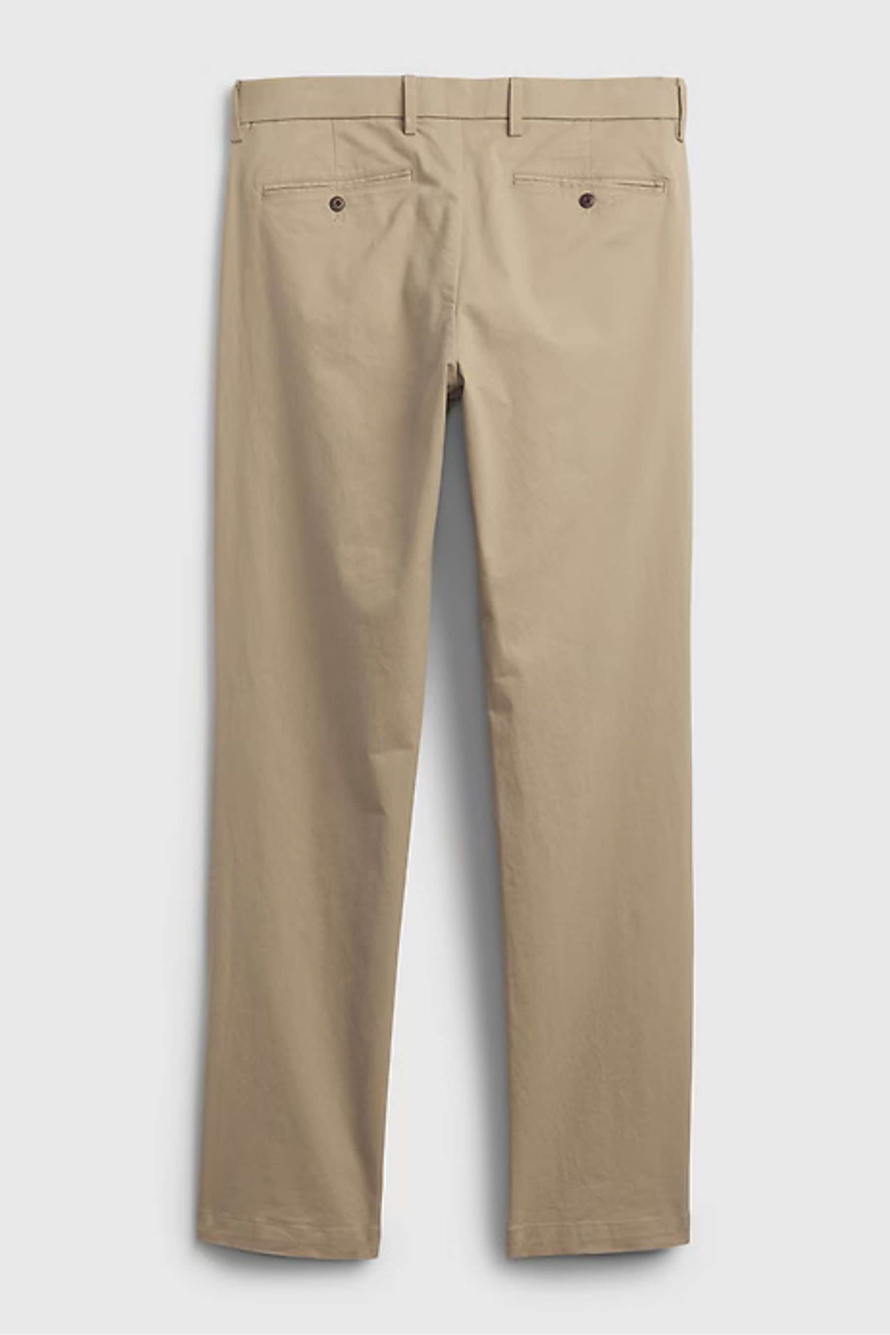 Buy Gap Beige Straight Fit Modern Chinos from Next Luxembourg