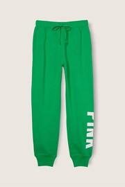 Victoria's Secret PINK Happy Camper Green Fleece Lounge Jogger - Image 3 of 3