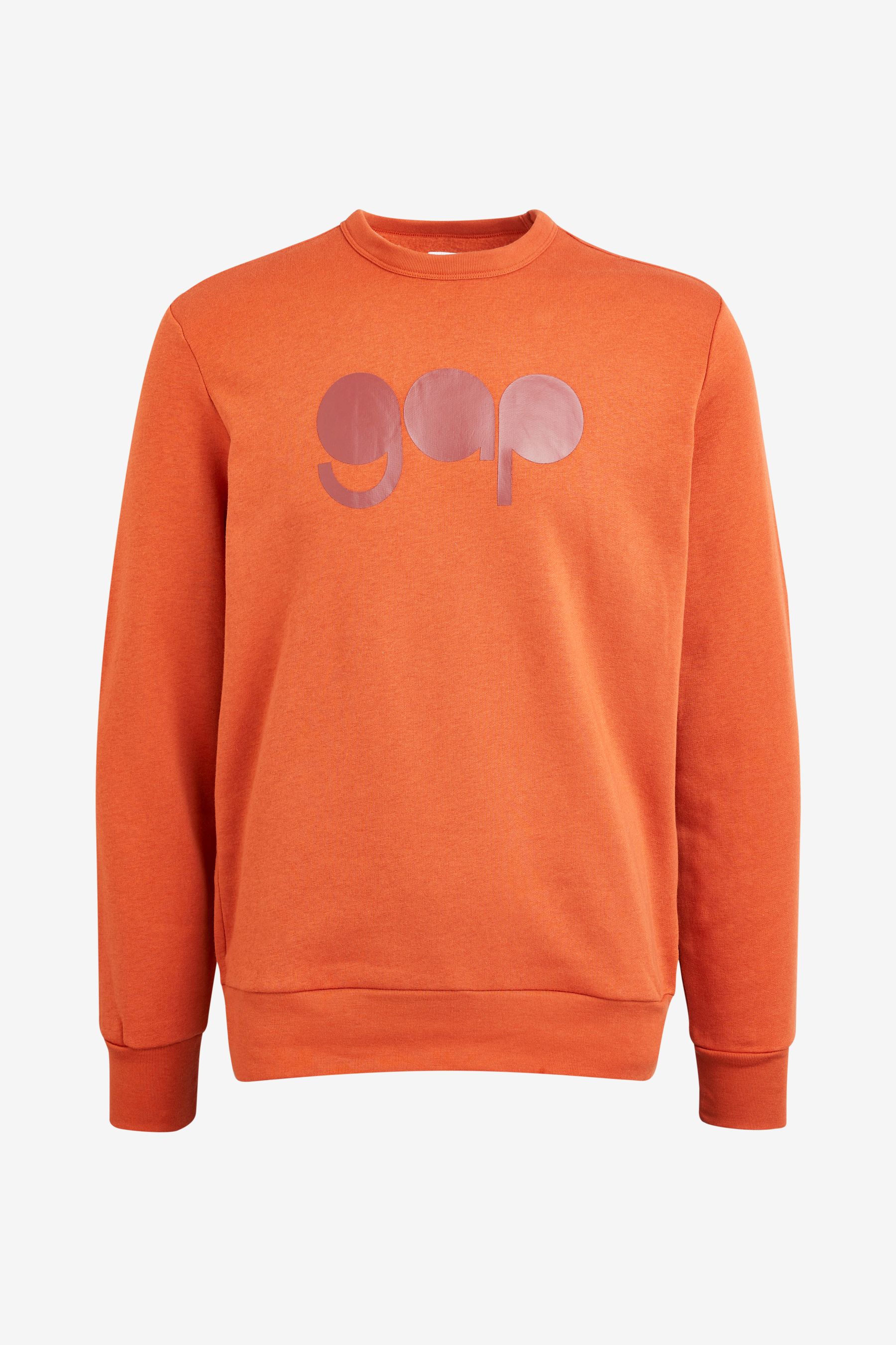 Gap orange sweatshirt best sale