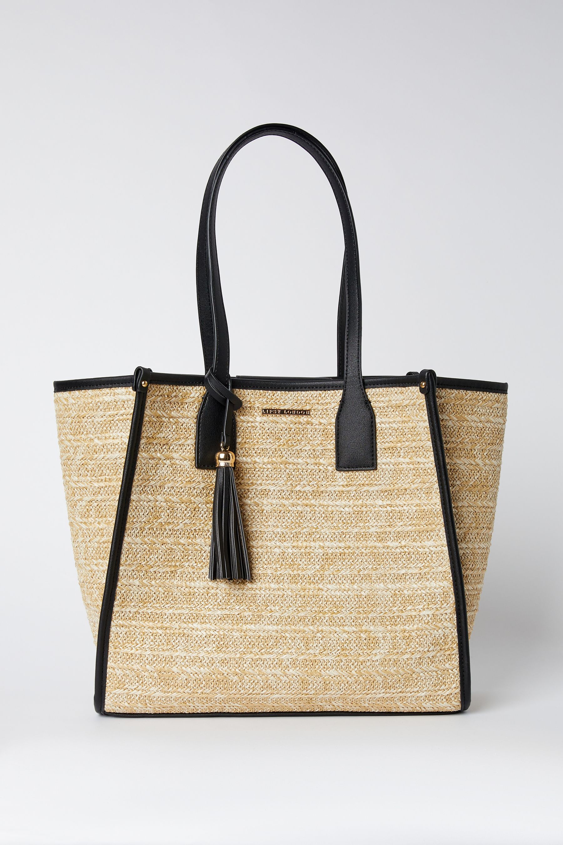 Buy Lipsy Camel Raffia Woven Beach Straw Bag from Next Luxembourg