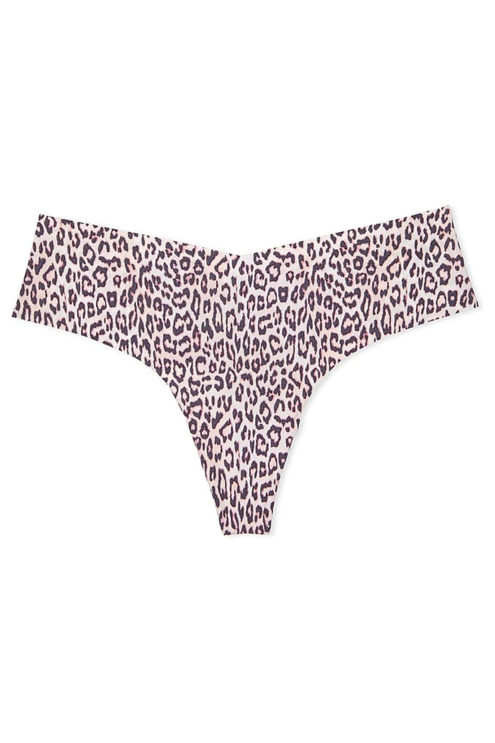 Victoria's Secret Purest Pink Instincts Printed Thong Knickers - Image 3 of 3