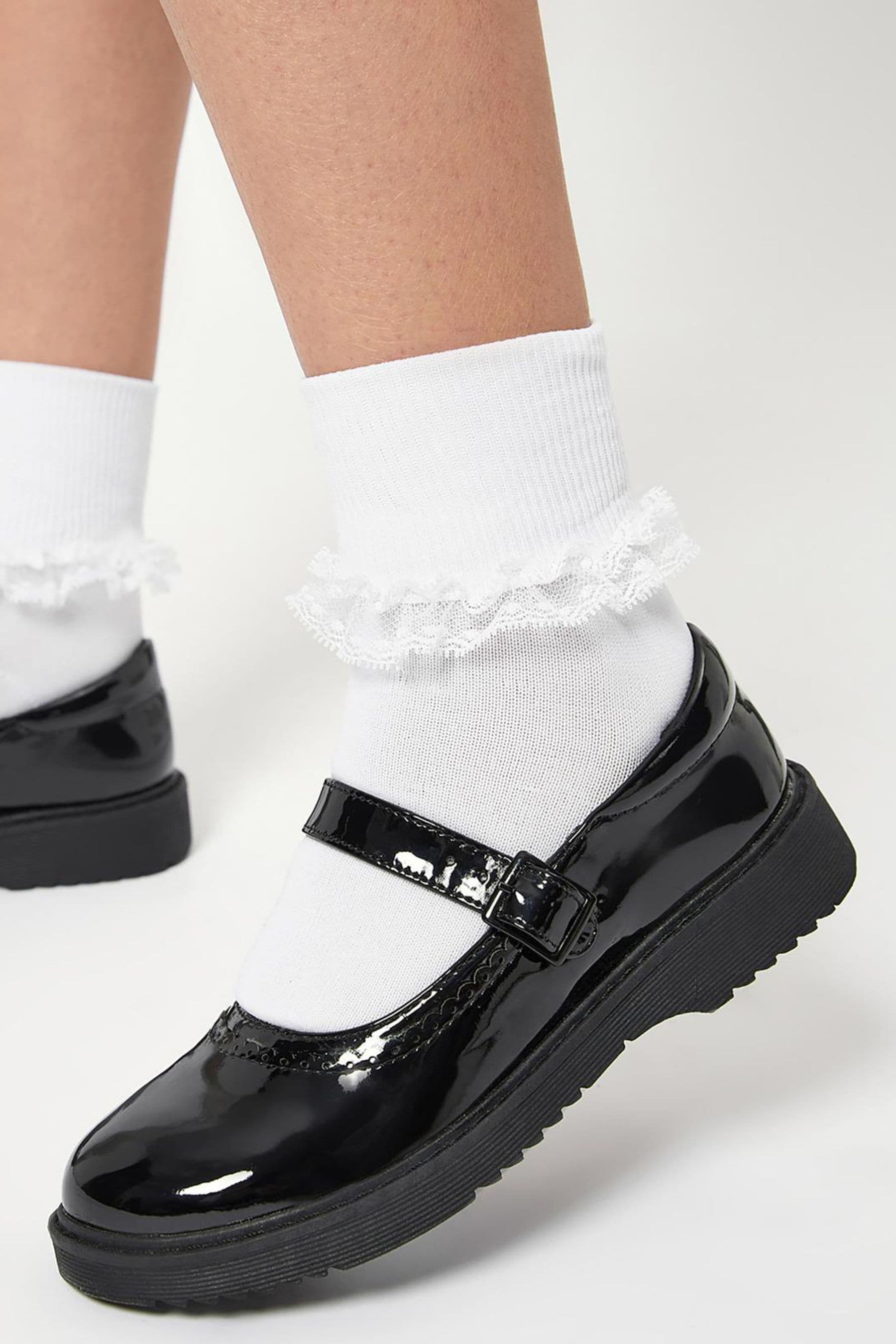 Buy Lipsy Black Chunky Mary Jane Dolly School Shoe from Next Ireland