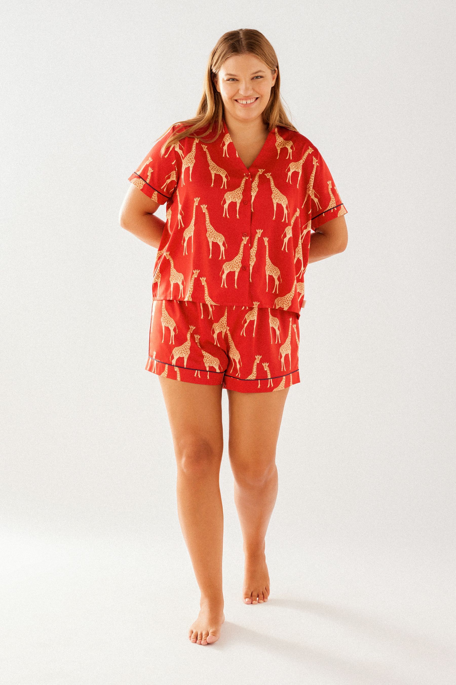 Womens giraffe pyjamas best sale