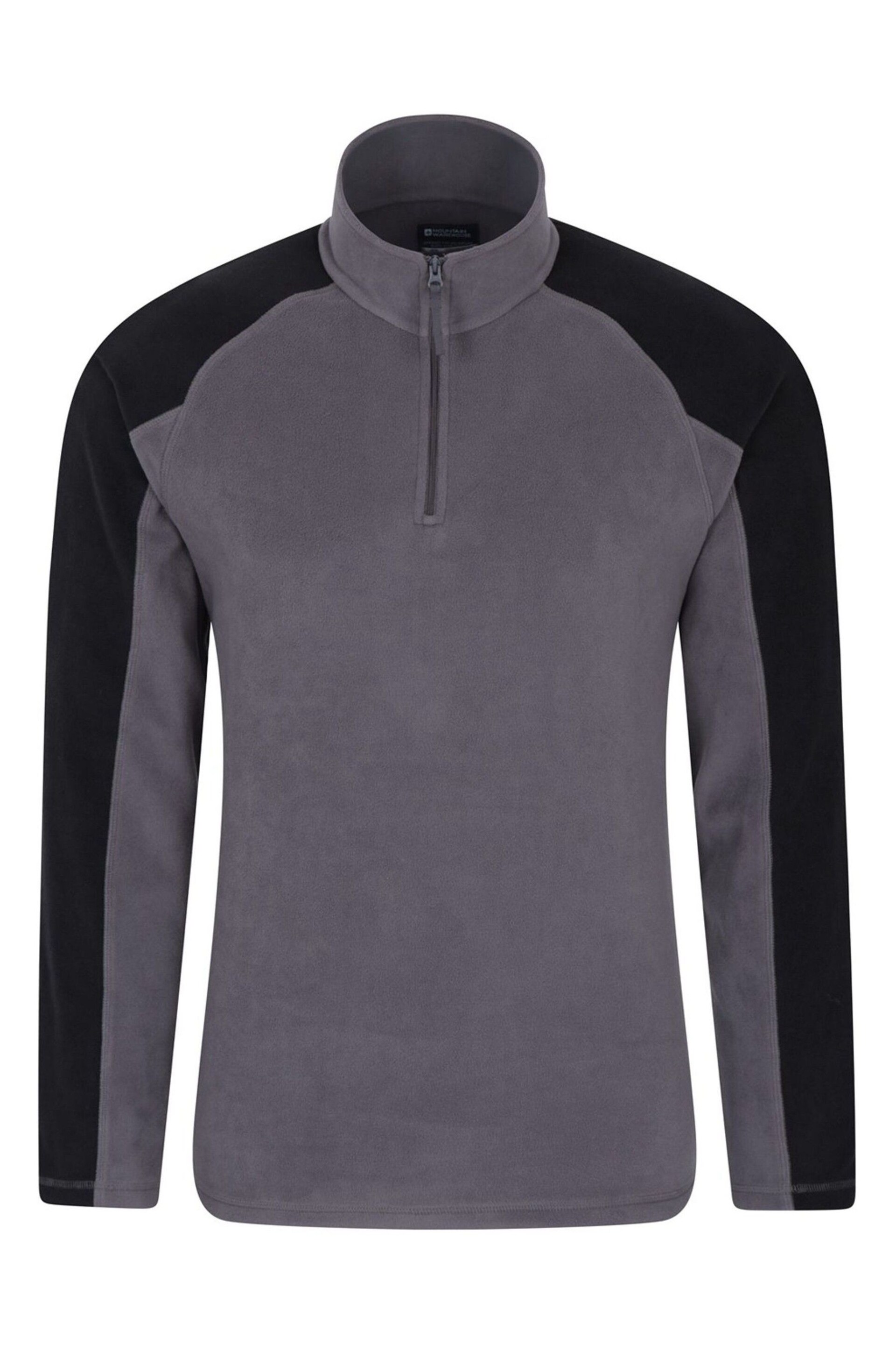 Mountain Warehouse Grey Ashbourne Half-Zip Fleece - Mens - Image 1 of 2