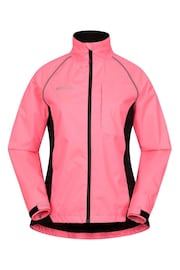 Mountain Warehouse Pink Adrenaline Waterproof Iso-Viz Jacket - Image 1 of 2