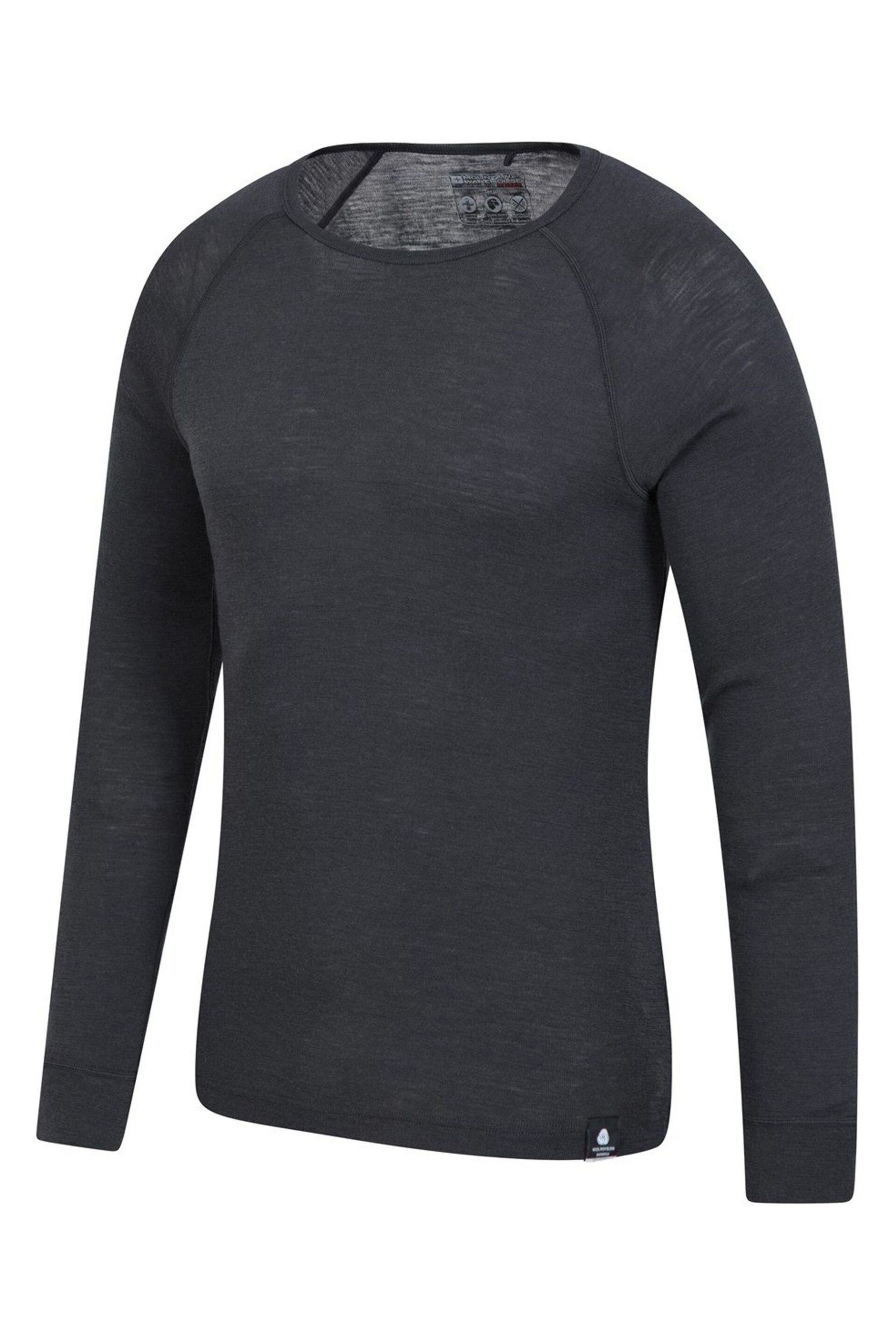 Mountain Warehouse Grey Merino Mens Long Sleeved Thermal Top - Image 3 of 4