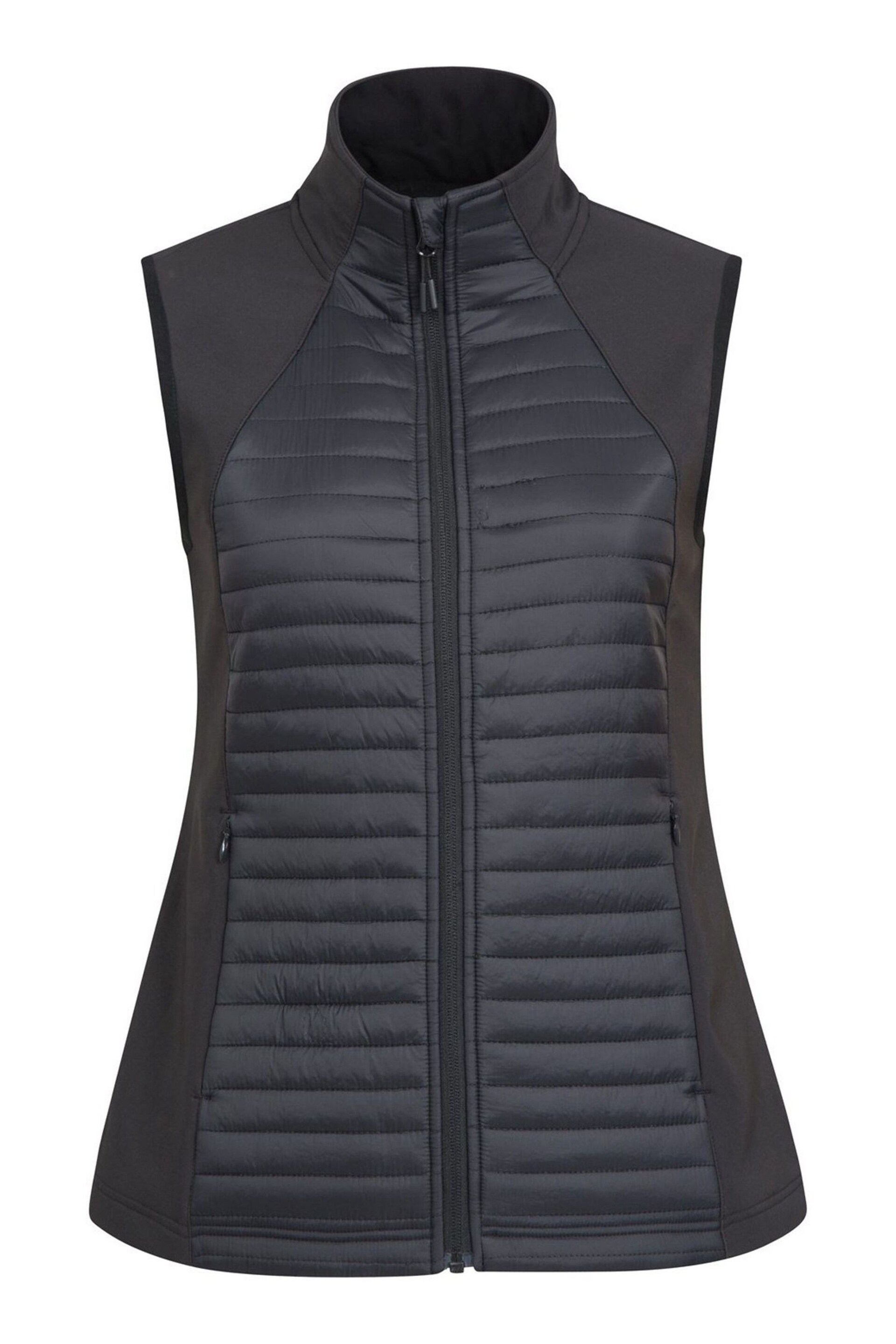 Mountain Warehouse Black London Womens Padded Softshell Gilet - Image 1 of 2