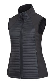 Mountain Warehouse Black London Womens Padded Softshell Gilet - Image 2 of 2