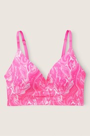 Victoria's Secret PINK Atomic Pink Marble Smooth Non Wired Push Up Bralette - Image 4 of 4