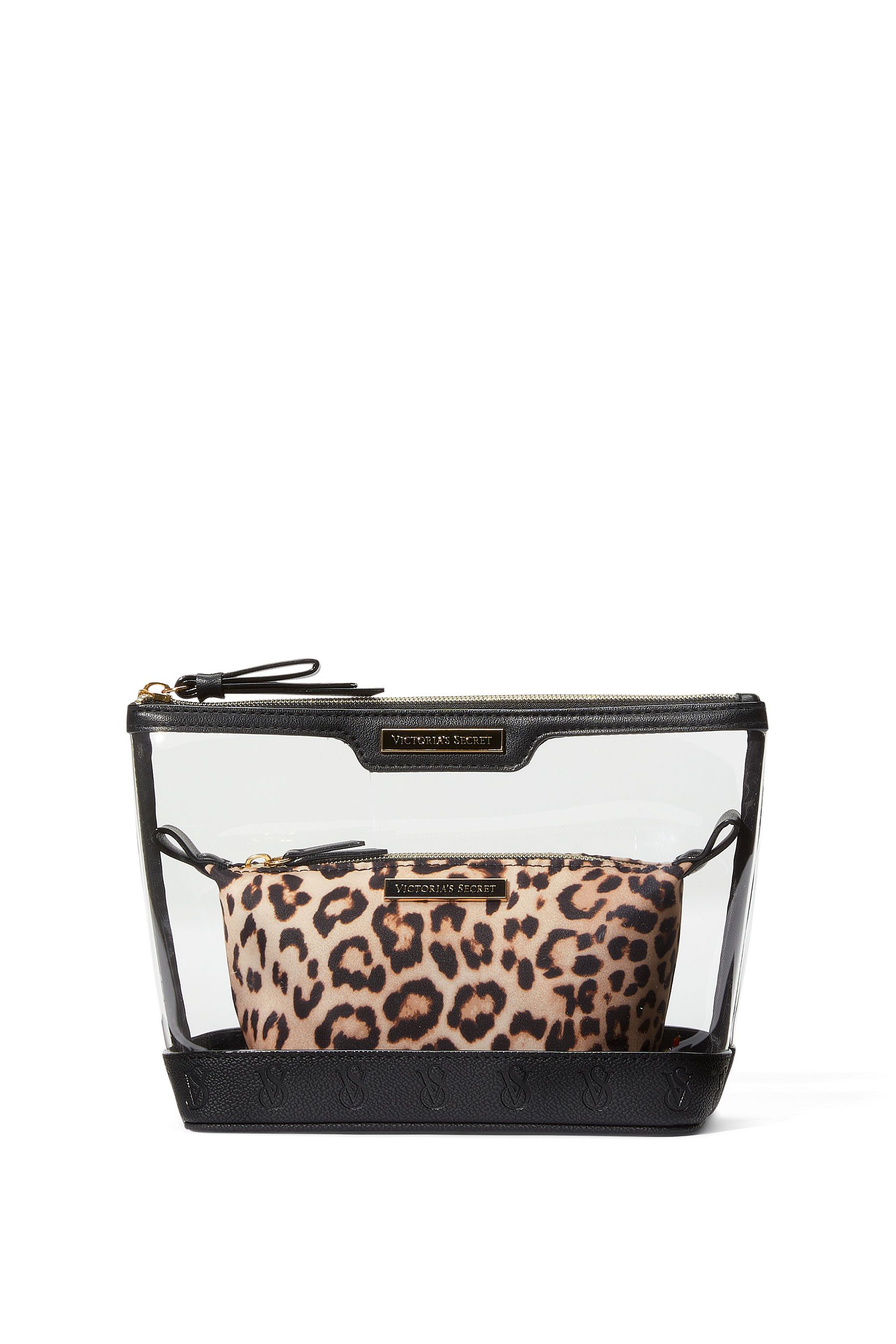 Buy Victoria s Secret Luxe Leopard Brown AM PM Makeup Bag Duo from Next Ireland