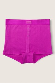 Victoria's Secret PINK Dahlia Magenta Pink High Waist Rib Short Knickers - Image 2 of 2