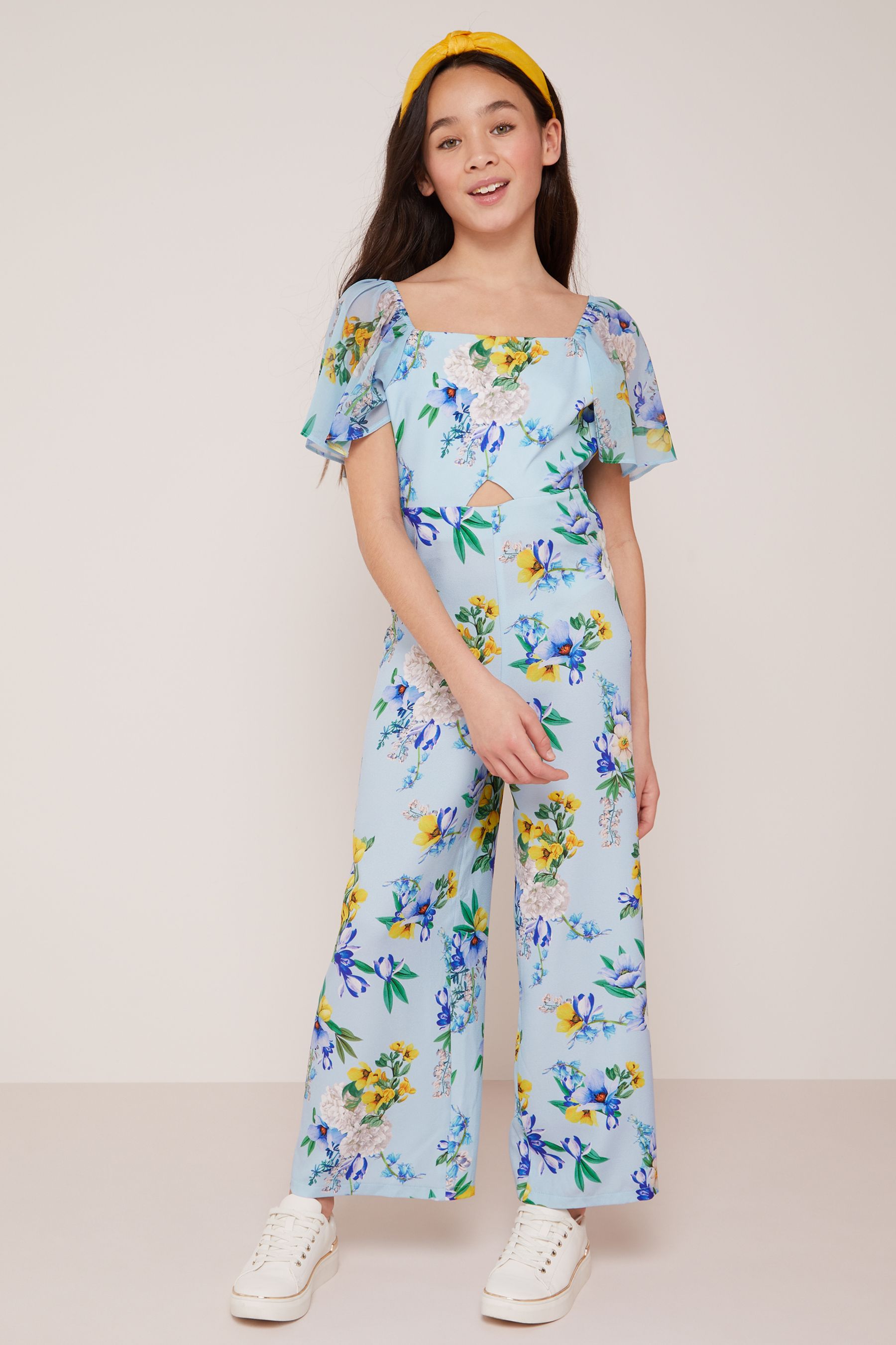 Chiffon sleeve jumpsuit shop