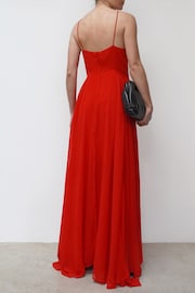 Religion Red Infamous Olsen Full Layer Maxi Dress - Image 3 of 5