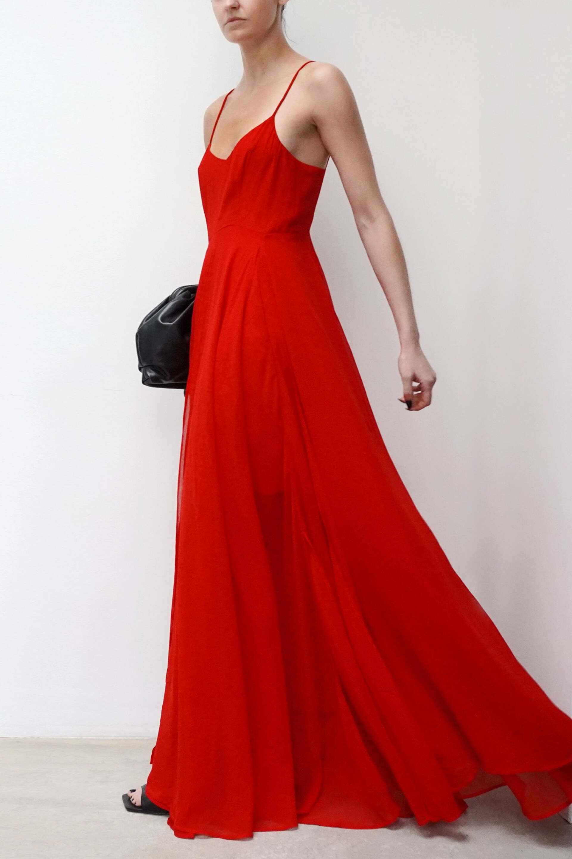 Religion Red Infamous Olsen Full Layer Maxi Dress - Image 4 of 5