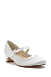 Rainbow Club White Maisie Satin Bridesmaid  Shoes - Kids - Image 2 of 5