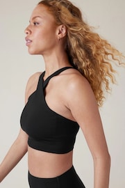 Athleta Black D-DD Cup Crossed Bikini Top - Image 3 of 5