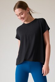 Athleta Black With Ease T-Shirt - Image 1 of 6
