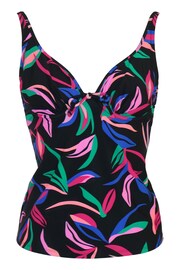 Pour Moi Black Palermo Non Padded Underwired Tankini Top - Image 4 of 5