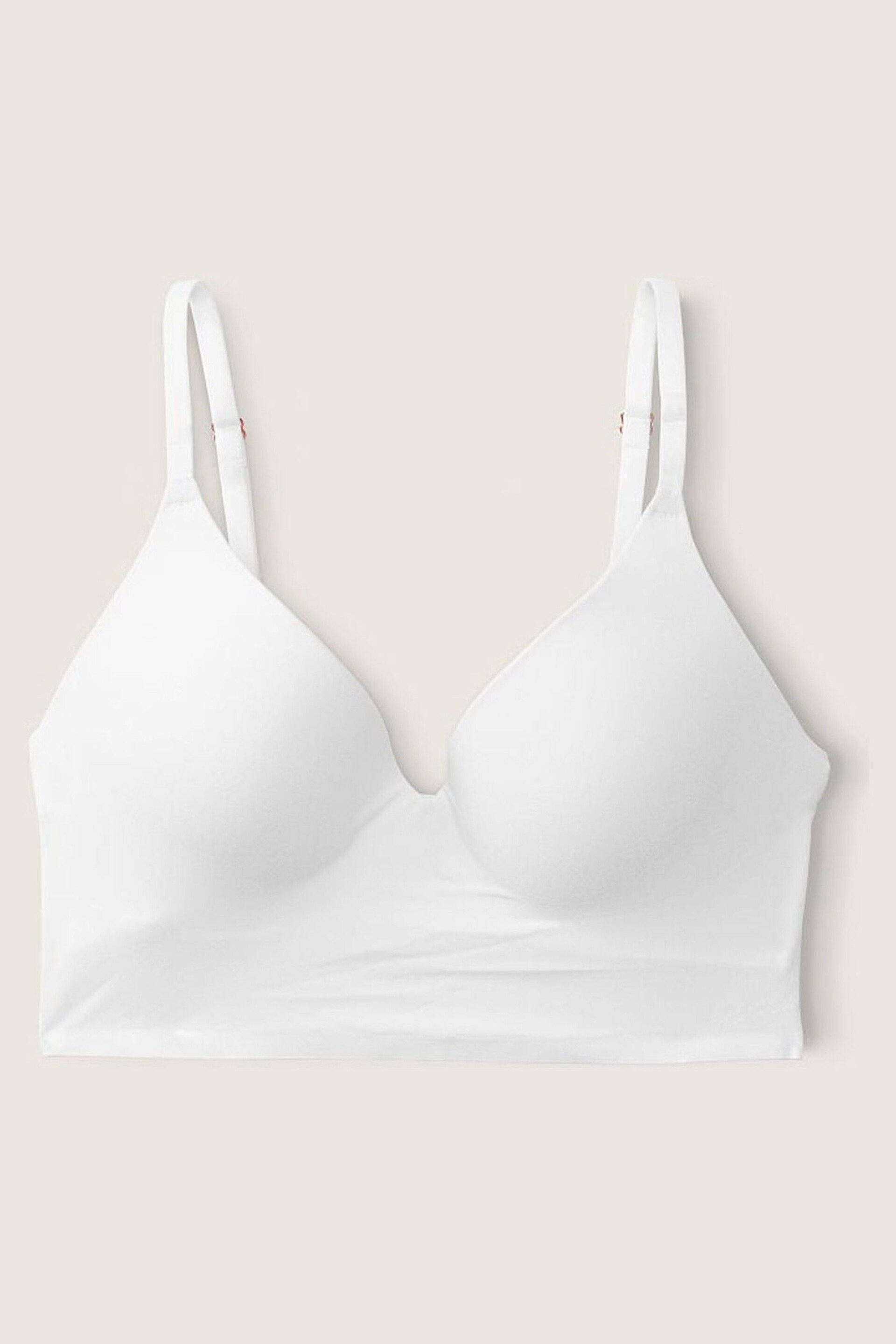 Victoria's Secret PINK Optic White Non Wired Push Up Lounge Bralette - Image 4 of 4