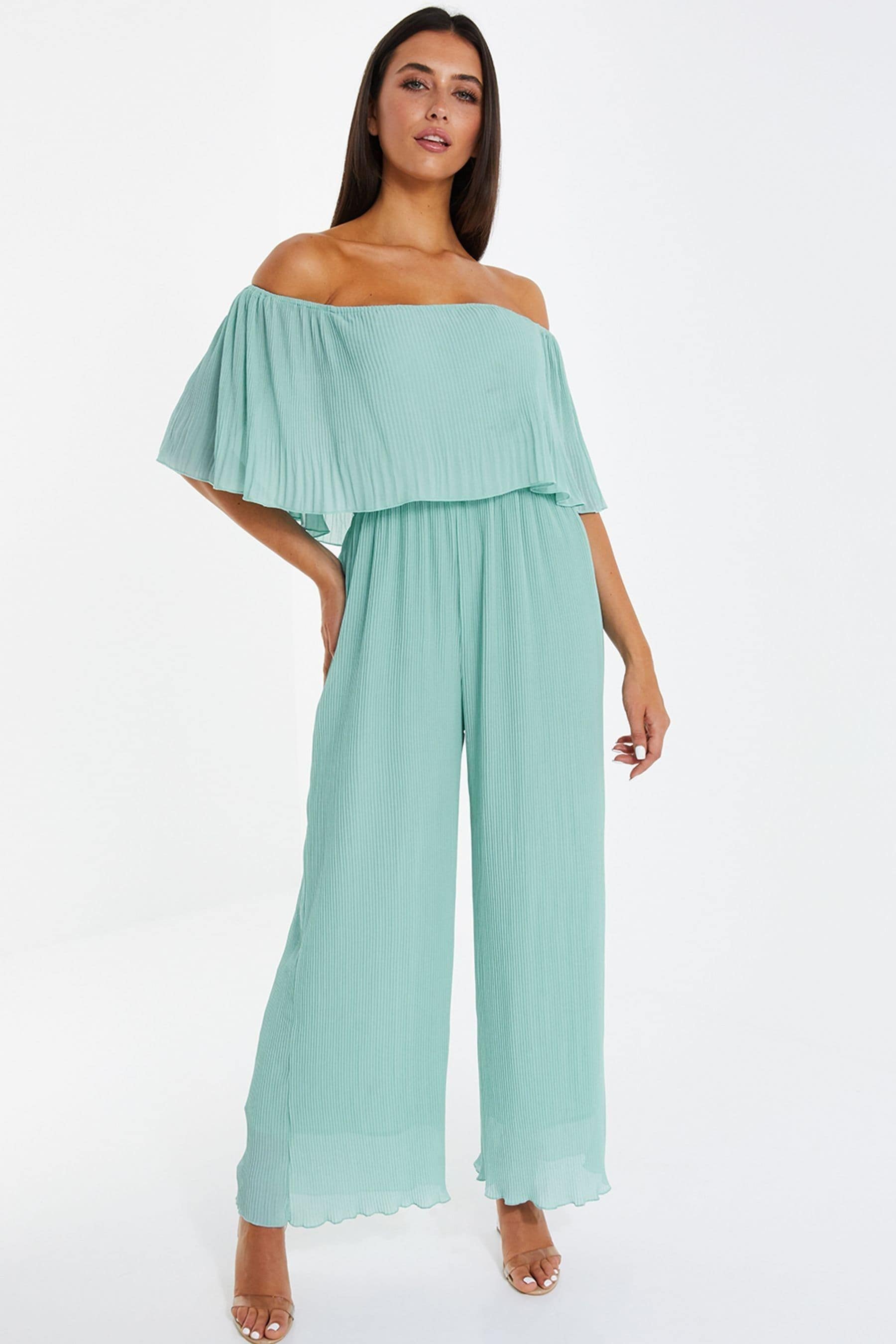 Green jumpsuit quiz store