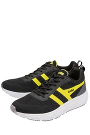 Gola Black Men's Typhoon RMD Mesh Lace-Up Running Trainers - Image 2 of 4