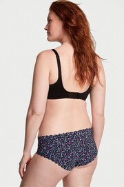 Victoria's Secret Black Pretty Ditsy Scalloped Hipster Knickers - Image 2 of 3