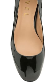 Ravel Black Patent Block Heel Shoes - Image 4 of 4