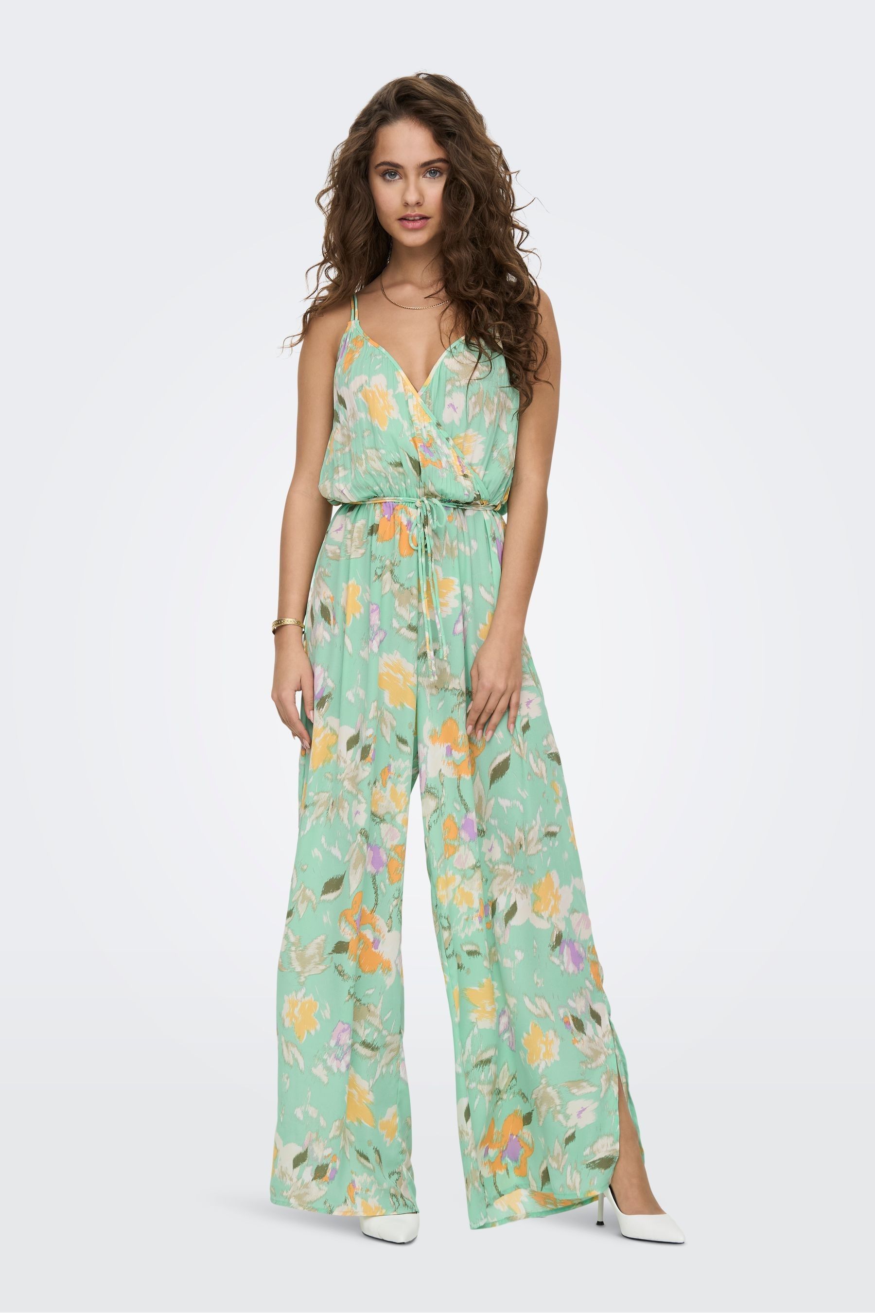 Floral jumpsuit next clearance