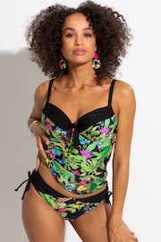 Pour Moi Black St Lucia Padded Underwired Tankini - Image 1 of 5