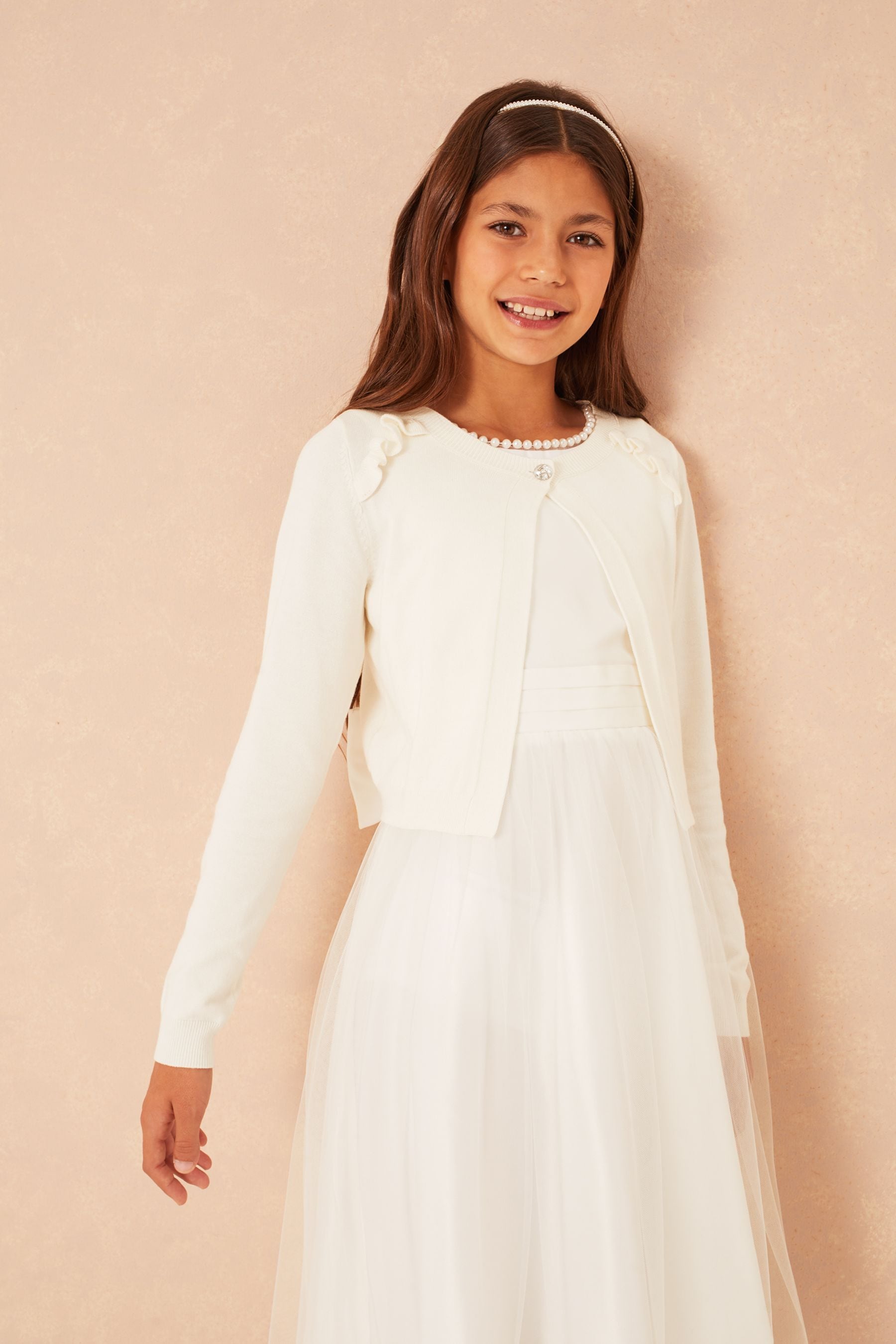 Bolero cardigan white best sale
