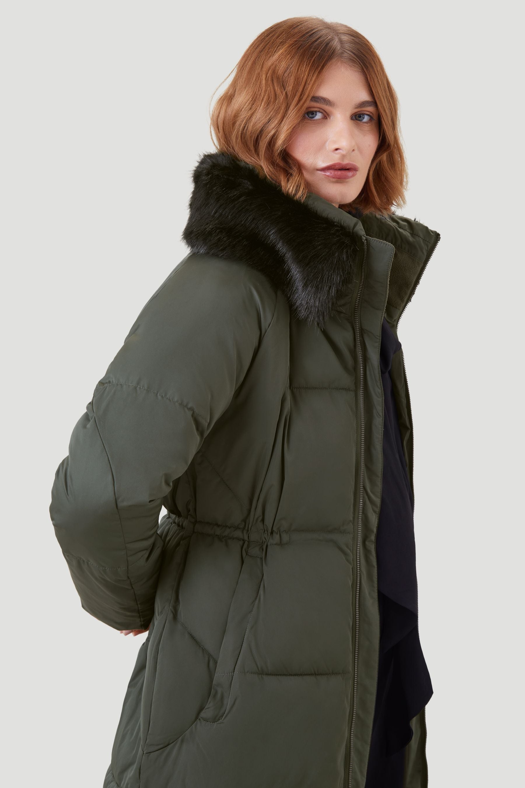 Next velvet puffer coat outlet